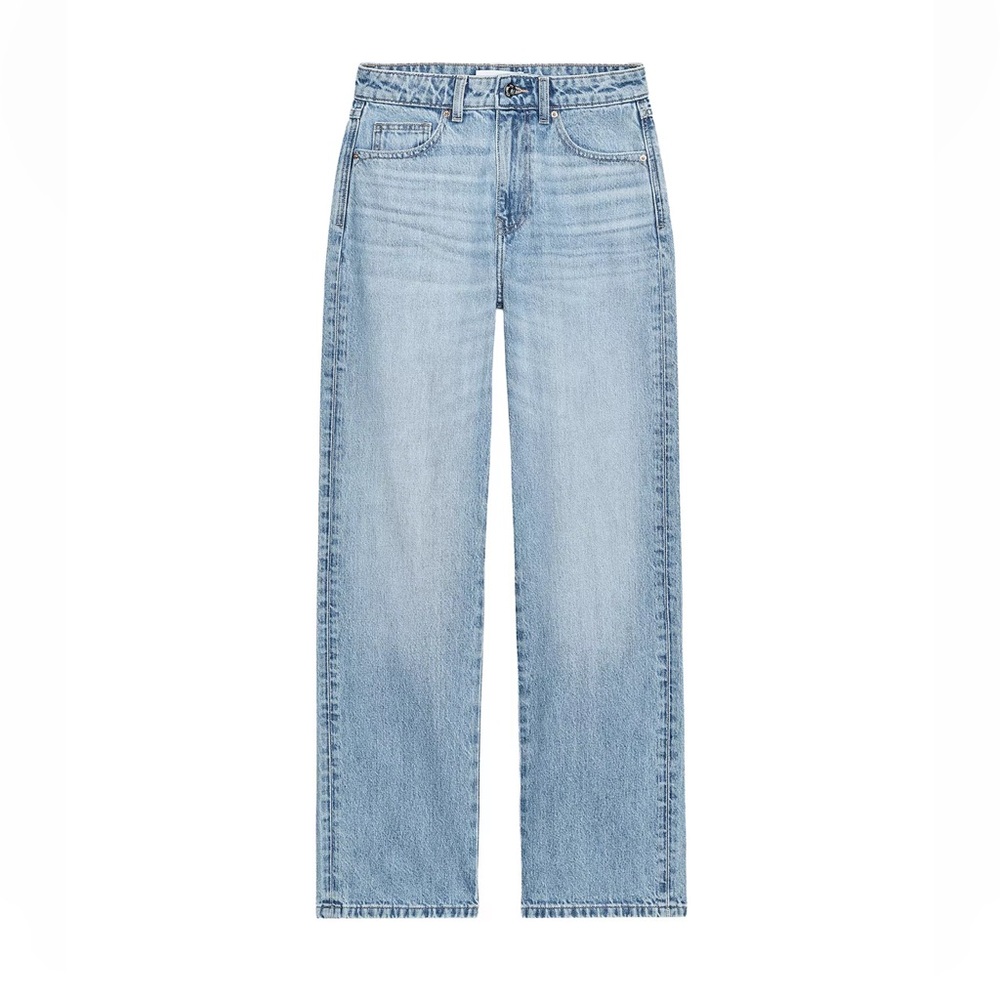 ZARA High-Waist Regular Fit Blue – Size 2 (EU 34) - Picture 3 of 13